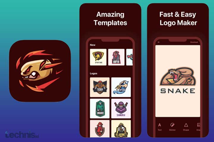 Clan: Gaming Logo Maker - Aplikasi Pembuat Logo Gaming eSport di Android dan iOS Terbaik