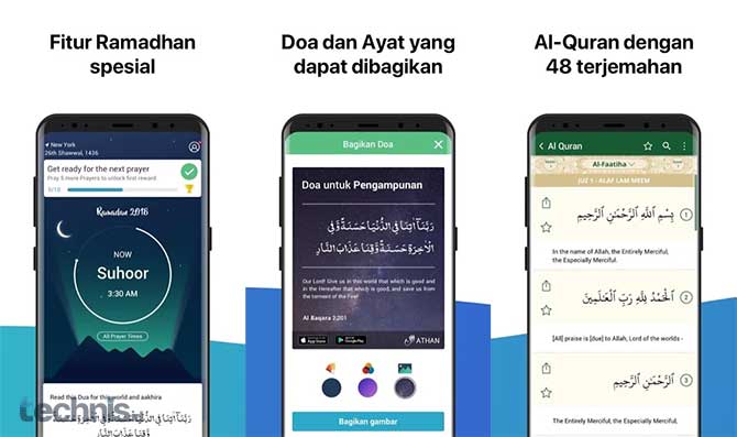 Athan - Aplikasi Pencari Arah Kiblat Akurat di Android dan iOS Terbaik