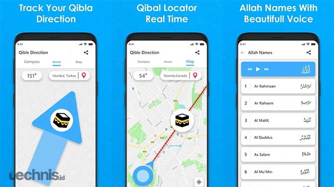Qibla Finder: Find 100% Accurate Qibla Direction - Aplikasi Pencari Arah Kiblat Akurat di Android dan iOS Terbaik