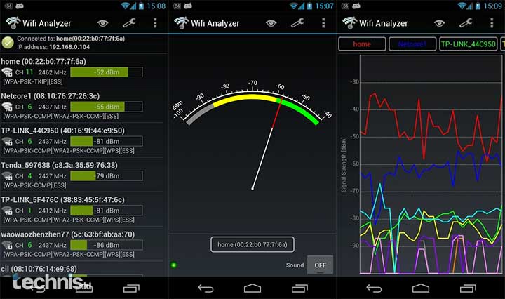 WiFi Analyzer - Aplikasi Bobol WiFi Terbaik di Android dan iOS Tanpa Root