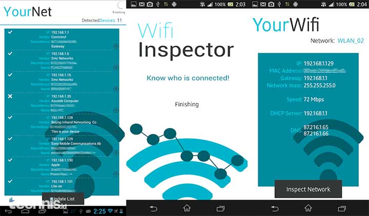 WiFi Inspector - Aplikasi Bobol WiFi Terbaik di Android dan iOS Tanpa Root