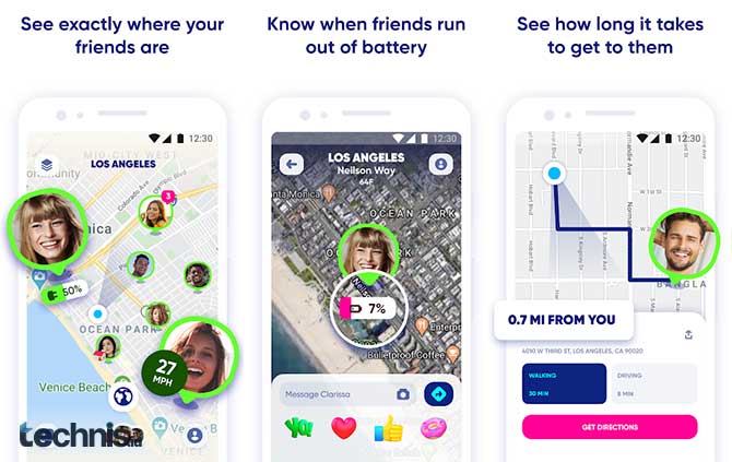 Zenly - Aplikasi Melacak Posisi Lokasi Seseorang di Android & iOS Terbaik