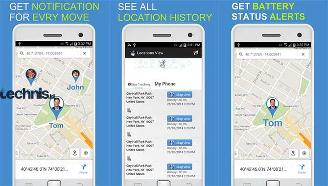 Phone Tracker By Number and GPS - Aplikasi Melacak Posisi Lokasi Seseorang di Android & iOS Terbaik