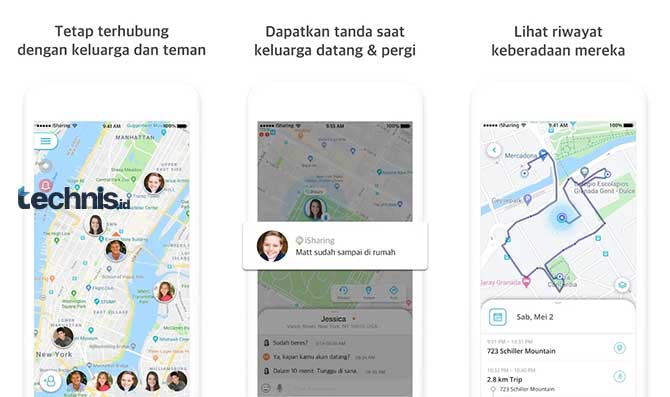 Find My Friends - Aplikasi Melacak Posisi Lokasi Seseorang di Android & iOS Terbaik