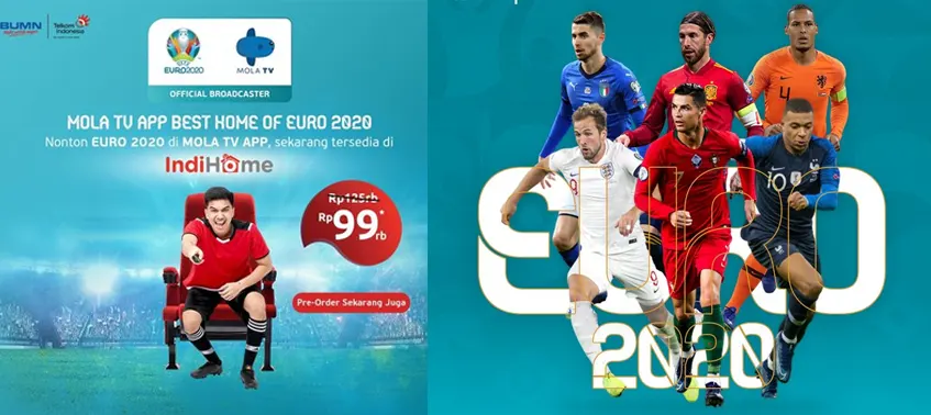 Cara Streaming EURO 2020 atau Piala Eropa 2020 di IndiHome