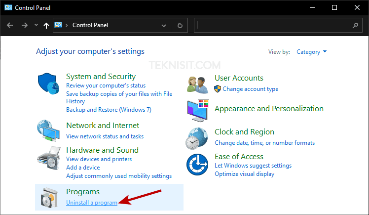 Cara menghapus aplikasi di laptop Windows 10