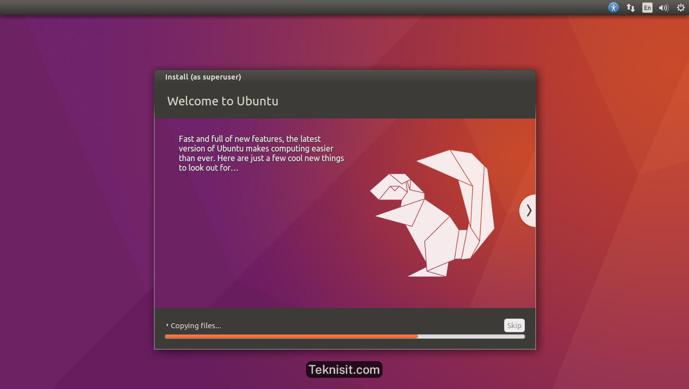 Cara instal Ubuntu 16.04