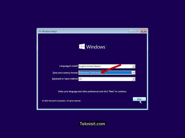 Cara install Windows 10