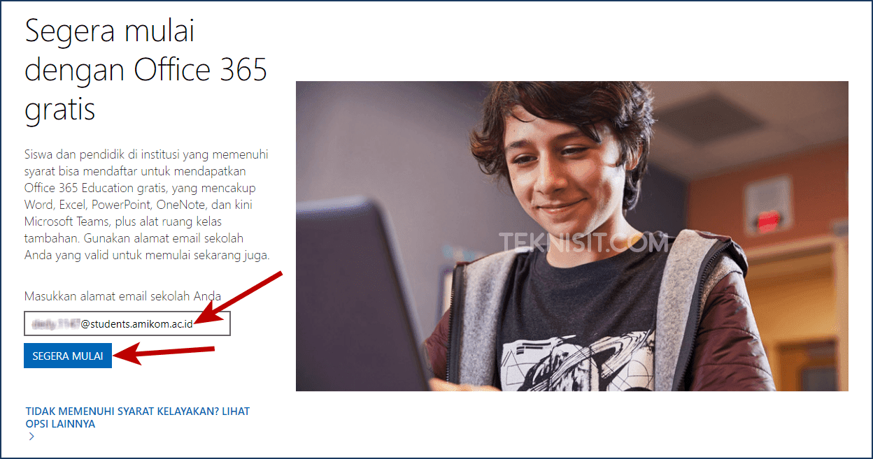 Cara mendapatkan Microsoft Office 365 gratis