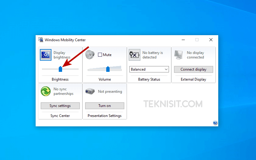 Cara mengatur cahaya laptop Windows 10